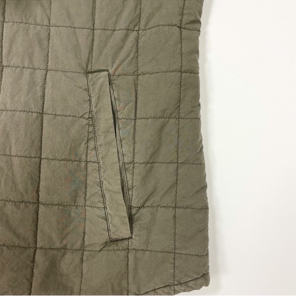 UGG Trent Quilted Shirt Jacket in Olive, Size XL - Picture 5 of 13